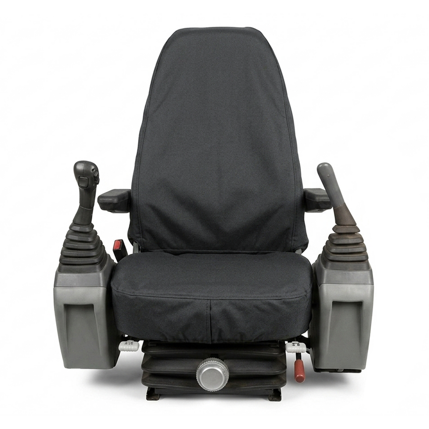 High Back Excavator Seat Cover - 20x28", Heavy Duty Canvas, Made in USA