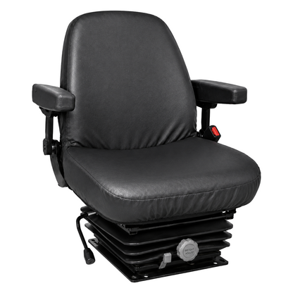 Low Back Backhoe Seat Cover - 20x20" Canvas or Vinyl, Made in USA