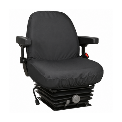 Low Back Backhoe Seat Cover - 20x20" Canvas or Vinyl, Made in USA