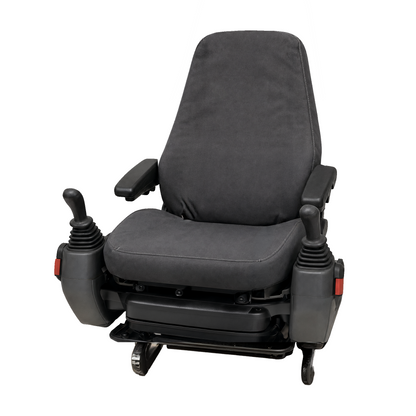 Mid Back Loader Seat Cover - 20x25" Canvas or Vinyl, Made in USA