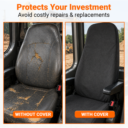 Small Mid Back Seat Cover 18x23" Canvas or Vinyl