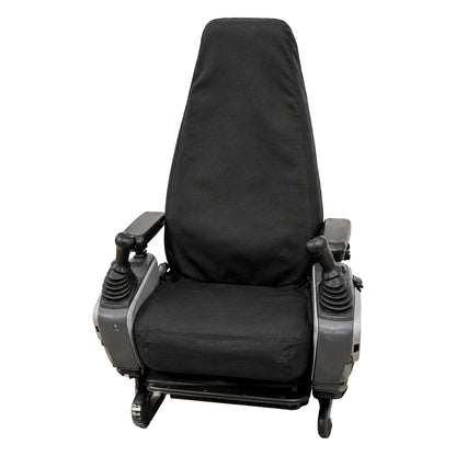 Super High Back Excavator Seat Cover - 20x35" Canvas, Made in USA