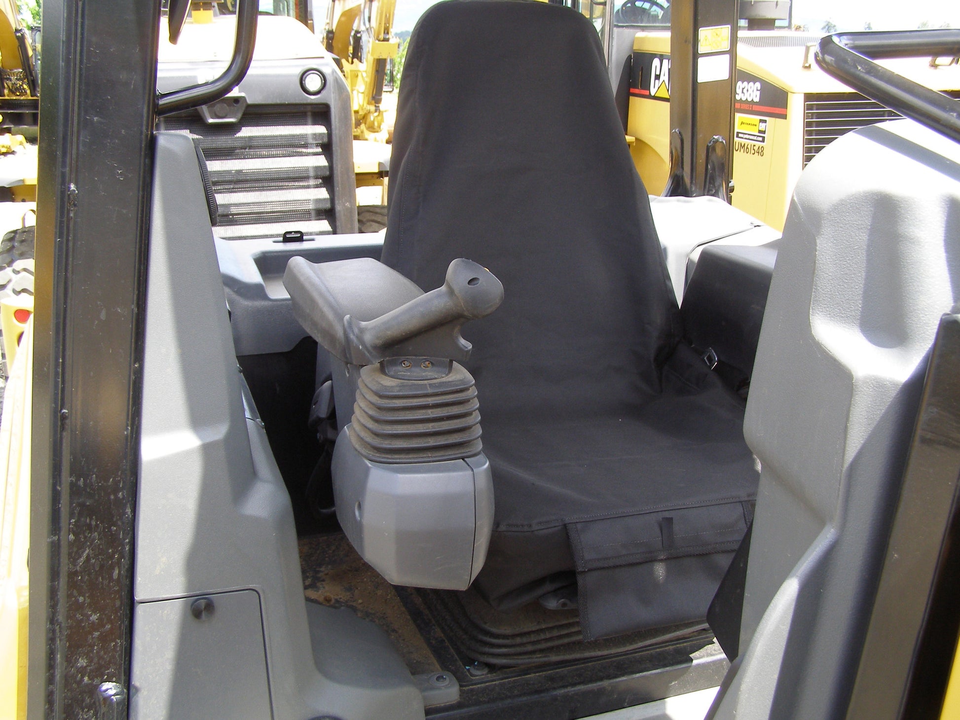 Mid back loader seat cover 20x25 inches heavy duty canvas
