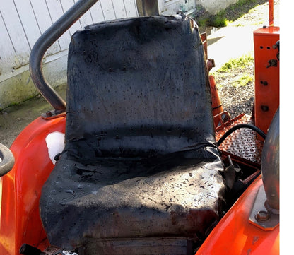 Mini Excavator, Small Mid Back, Heavy Equipment Seat Cover,23 inch back,Made in USA