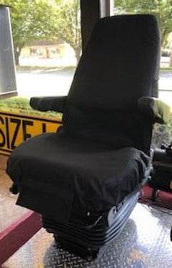 Heavy duty canvas semi truck seat cover 